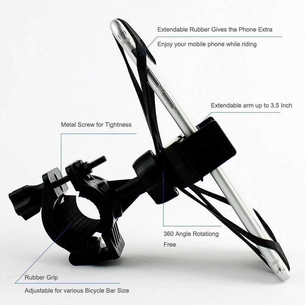 Motorcycle Bicycle MTB Bike Handlebar Mount Holder Universal for Cell Phone GPS