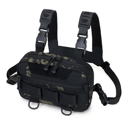 Tactical Chest Bag for Men Waterproof Climbing Camping Camouflaged Backpacks Outdoor Travel Backpack Fanny Pack Cycling Sack
