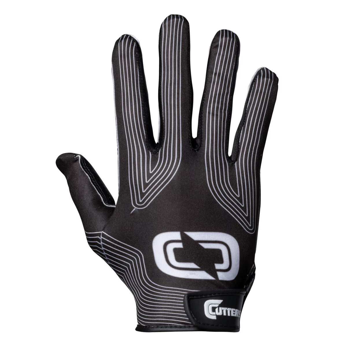 (2 Pack)  | Epic Football Receiver Gloves with Silicone Grip | Youth | Small/Medium | Black