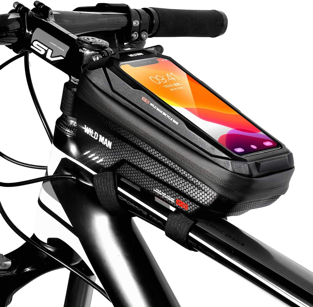 Rainproof Touch Screen Front Frame Bike Bag Top Tube for Mountain Road Bike MTB Cycling