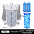 Outdoor Trail Running Ultralight Backpack Running Hydration Vest Breathable Marathon Running Backpack Water Bottle