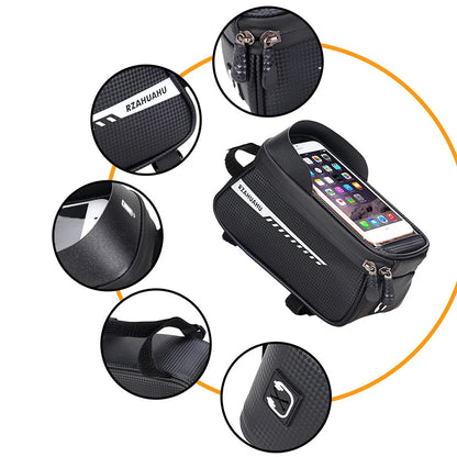 Rainproof Mountain Bicycle Bag Bike Accessories Touch Screen Cycling Handlebar Bag MTB Road Phone Storage Bags Cycling Equipment