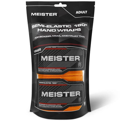 180" Semi-Elastic MMA Hand Wraps (Pair)