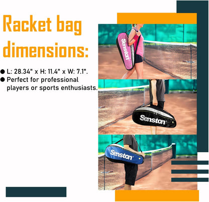 Tennis/Badminton Racket Bag,Single Shoulder Racket Bag Racquet Bag,Waterproof and Dustproof.