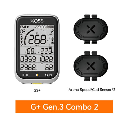 G3/G3+ GPS Bike Computer G/G+ Gen.3 Power Meter Cadence Speed Bicycle Odometer G3 plus Waterproof Lights Connection Cycling