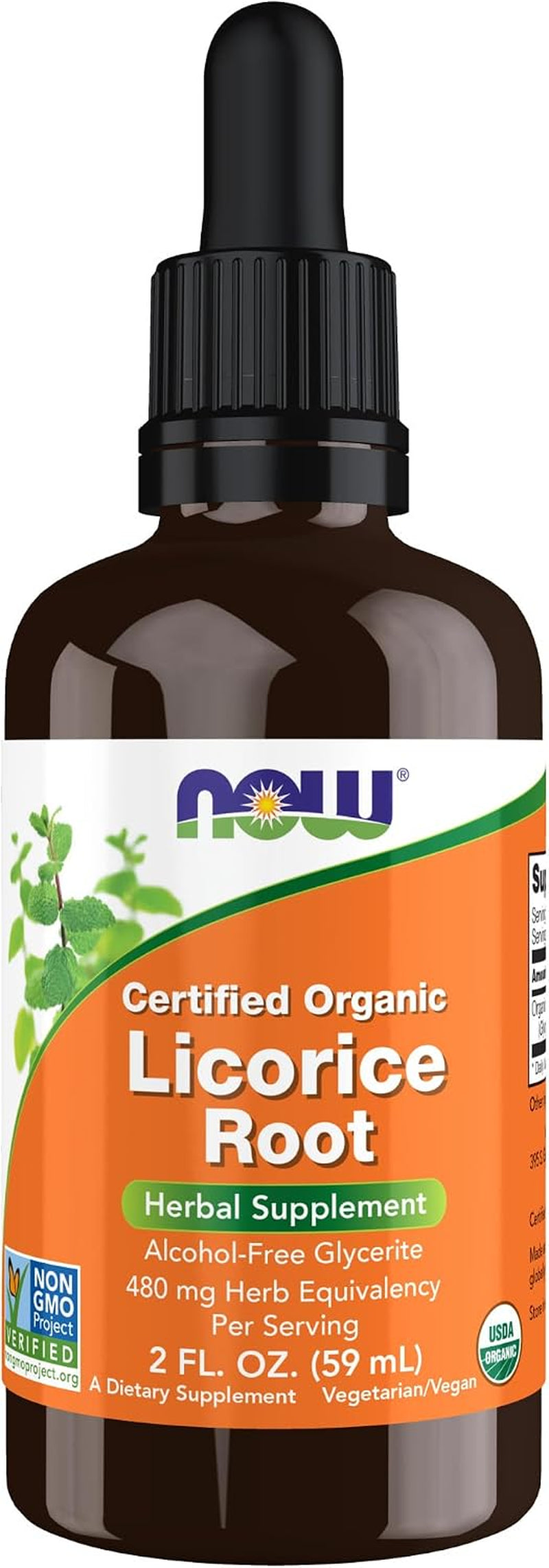 Supplements, Certified Organic Licorice Root 2 Fl. Oz