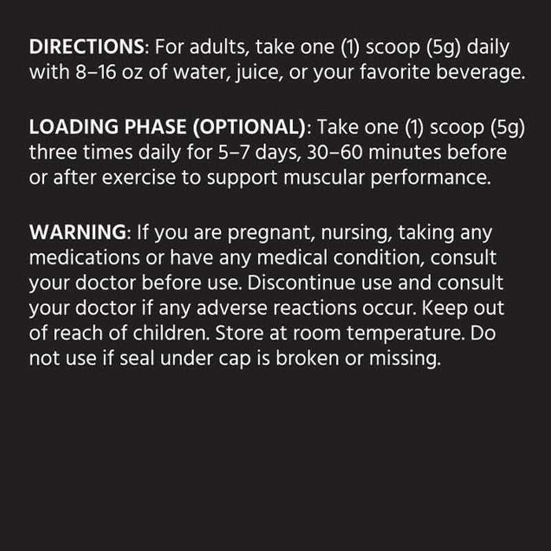Micronized Creatine Monohydrate 5G (Per Serving) – 300G (10.5Oz) – 60 Servings – Supports Muscle Growth & Strength – 200 Mesh Pure Powder