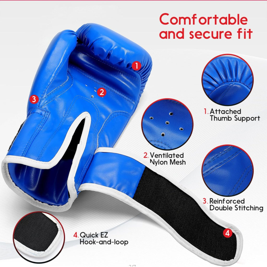 Kids Boxing Gloves for Sparring,Punching Bag,Mma Training,Ages 3-15 | Youth Boxing Gloves for Training, Kids Sparring Boxing Gloves for Punching Bag, Kickboxing, Muay Thai, MMA
