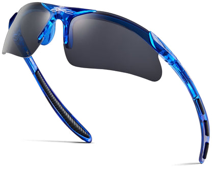 Kids Sports Sunglasses for Boys Girls Age 3-10 Baseball Softball Cycling Children Sun Glasses UV400
