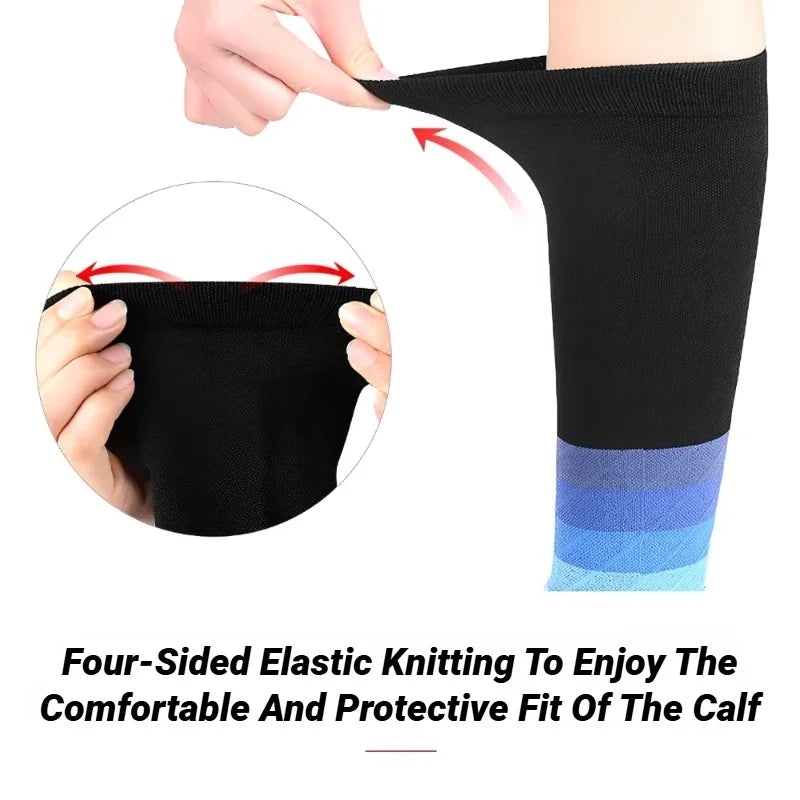 1Pair Calf Compression Sleeves Running Leg Sleeve 20-30Mmhg Socks for Shin Splint Men Women Varicose Vein Fatigue Relief