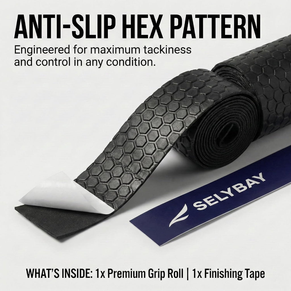 Baseball Bat Grip Tape 1.1Mm - Softball Bat Wrap, Stick Grip Tape Black | Bat Grips Fit All Bats, Baseball Grip Tape, Bat Tape Grip Cushion, Reduces Hand Sting