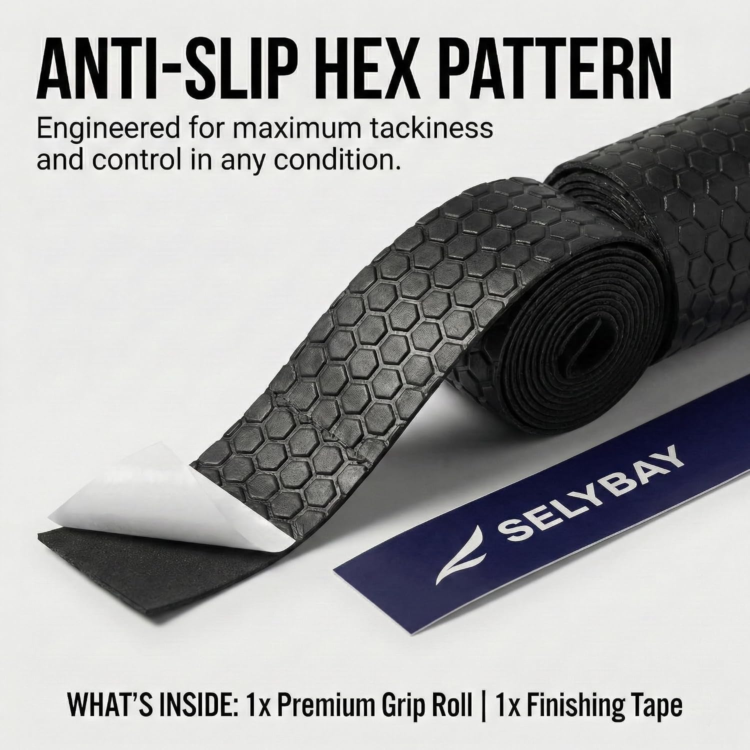 Baseball Bat Grip Tape 1.1Mm - Softball Bat Wrap, Stick Grip Tape Black | Bat Grips Fit All Bats, Baseball Grip Tape, Bat Tape Grip Cushion, Reduces Hand Sting