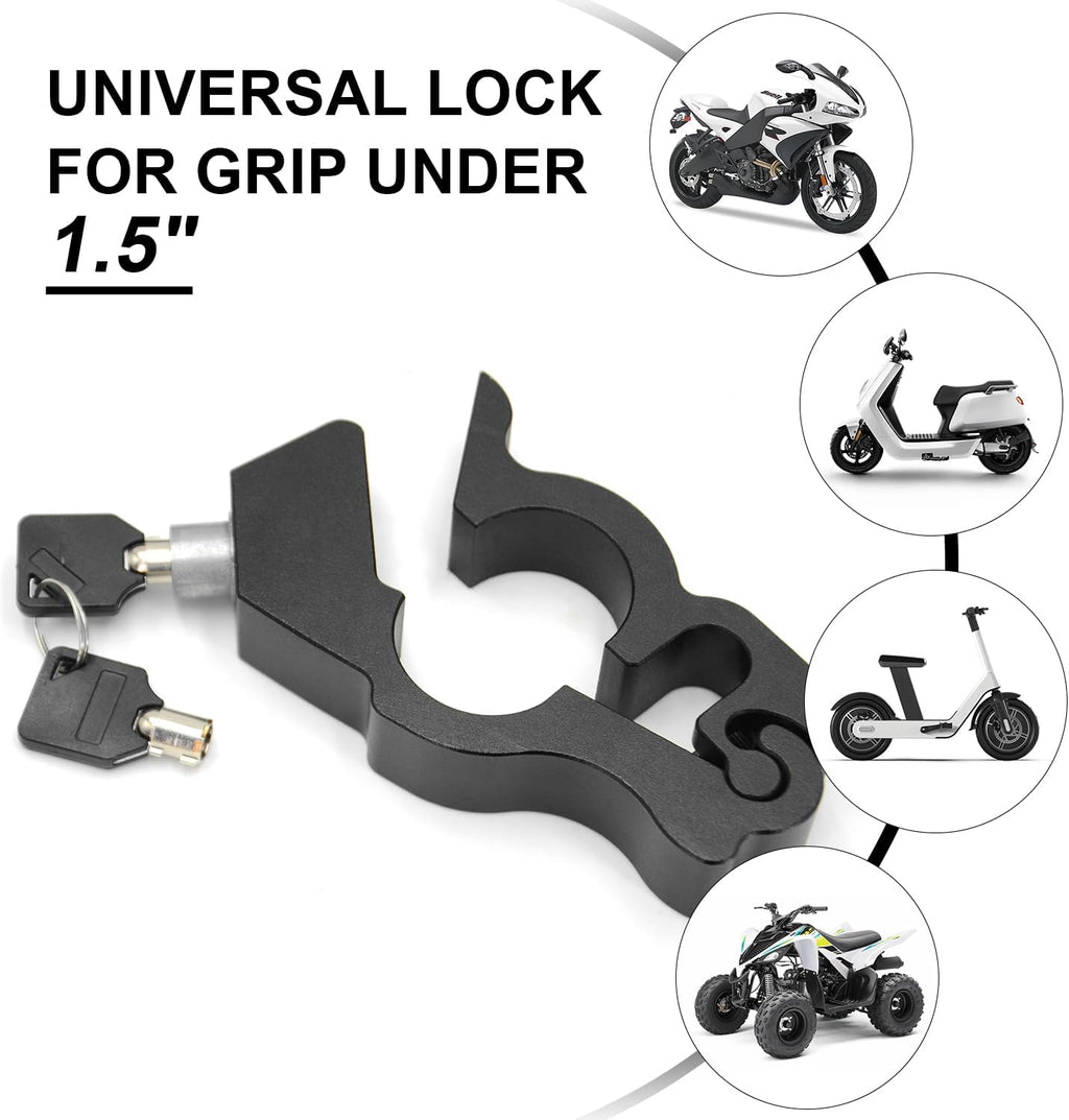 Heavy Duty anti Theft Helmet, Brake and Handlebar, Universal for Motorcycles, Atvs, Dirt Bikes, Mopeds, Scooters | Dirt Bike, Moped, Scooter, ATV Accessories