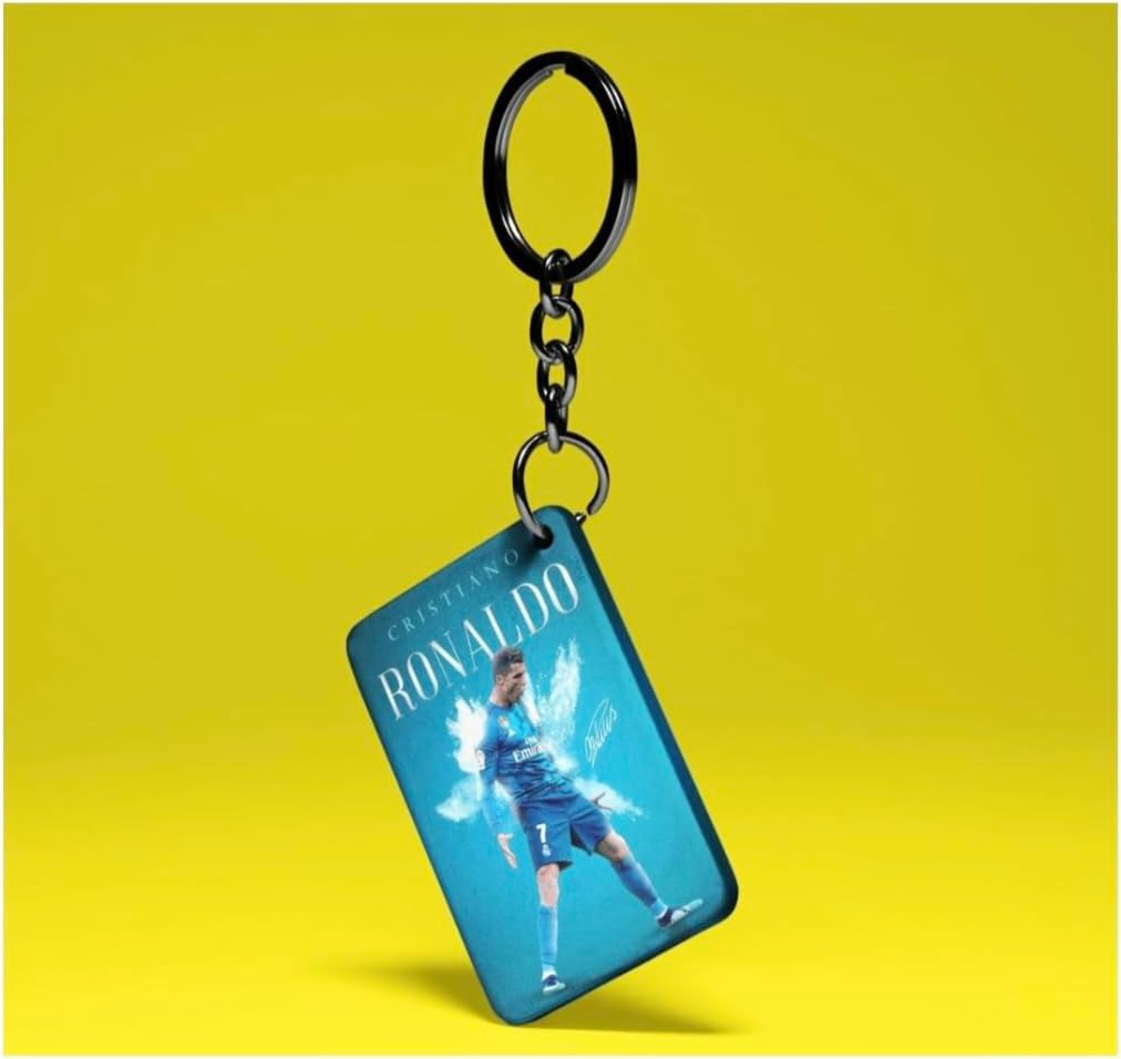 CR 07 Ronaldo Printed Aluminium Sipper Bottle 650Ml with Keychain | Premium Gift Item