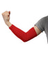 Unisex Compression Breathable Sports Arm Sleeves Protector Red One Size