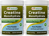 Creatine Monohydrate 1 Lb Pure Powder (1 LB (Pack of 2))