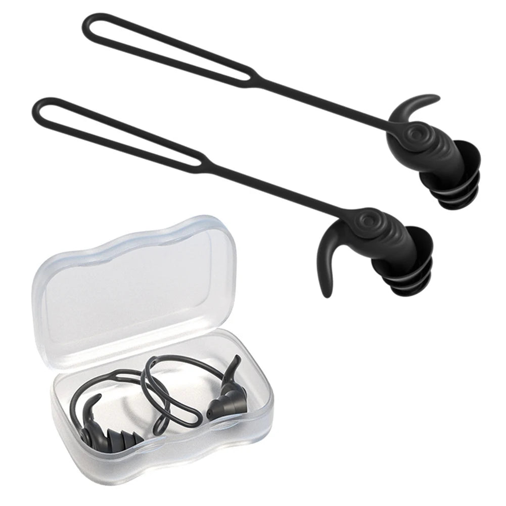 1Pair/2Pair Swim Ear Plugs Silicone Waterproof Anti-Noise Pool Accessories Swimmingearplugs Water Sports Swim Swimming Ear Plugs