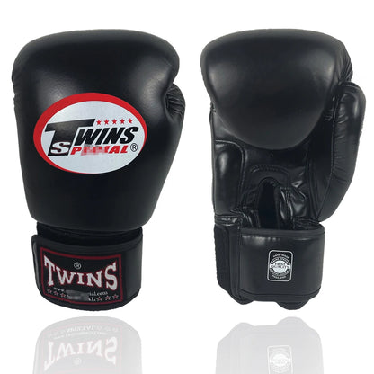 6 Colors Twins 8OZ 10OZ 12OZ 14OZ 16OZ Adult Kids PU Leather Kick Fighting Kick Punch Gloves Karate Muay Thai MMA Boxing Gloves