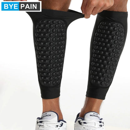 Soccer Shin Guards Shin Pads, Football Shin Guard Socks Sleeves with Foam, Calf Compression Sleeve Pads, Calf Protective Gear