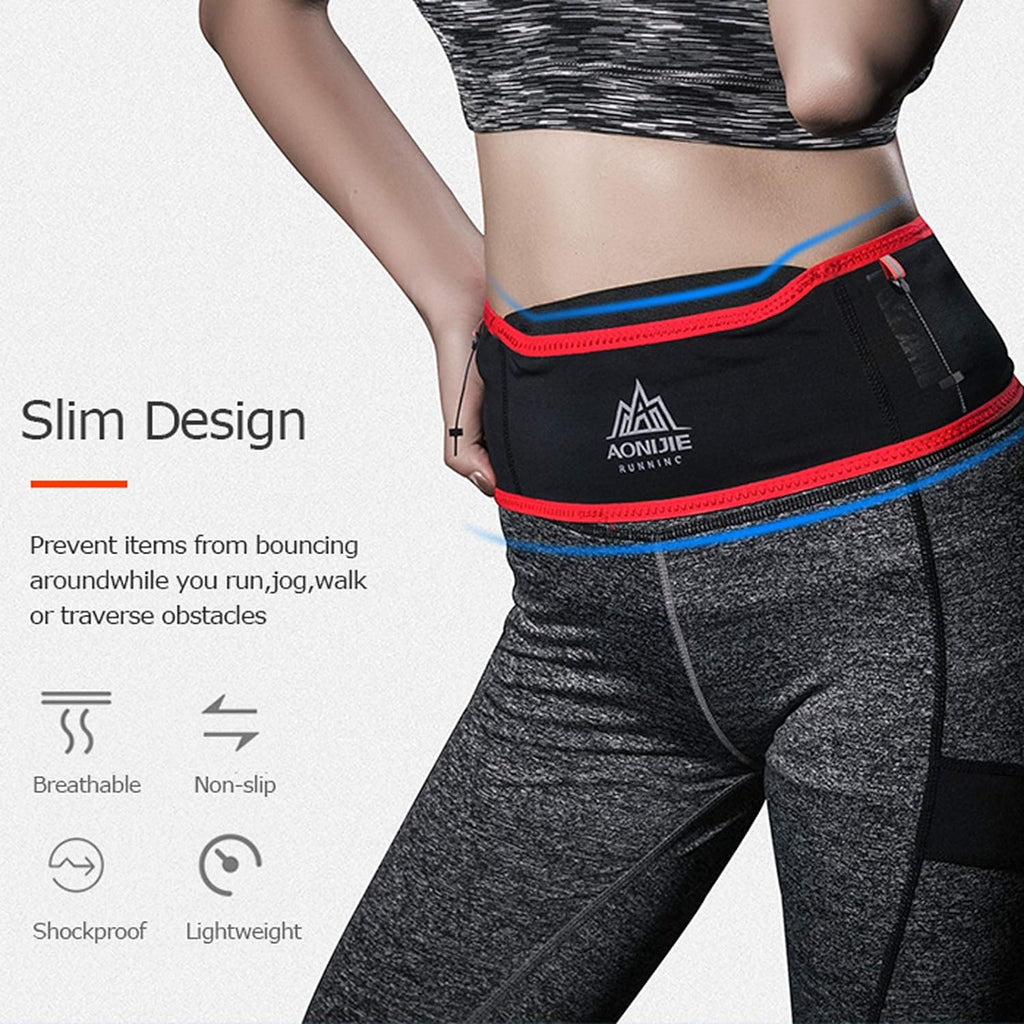 Hydration Belt Running Fanny Pack, with 250Ml Soft Water Bottle Flask Phone Holder for Trailing Running Climbing Jogging Cycling Workout Fitness 3 Colors (Black, S/M)