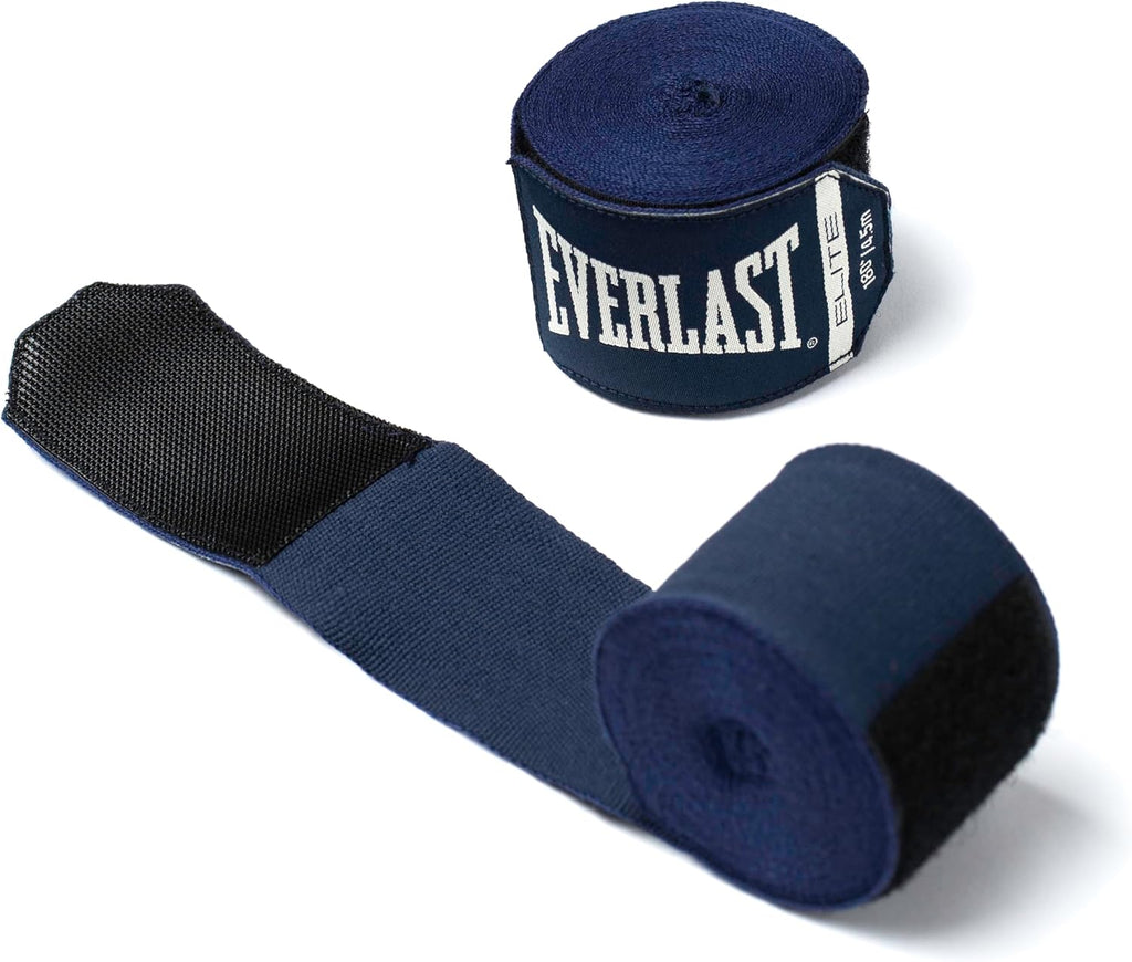 Elite 180-Inch Boxing Hand Wraps Gloves | Handwraps | Blue | Comfortable Wrist Support