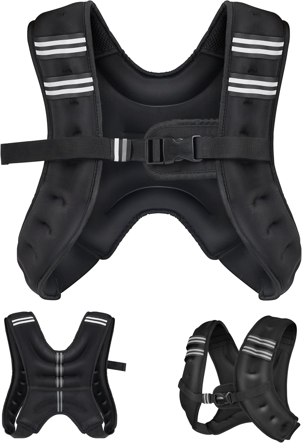 Weighted Vest Weight Vest for Men Women Kids Weights Included, Body Weight Vests Adjustable for Running, Training Workout, Jogging, Walking