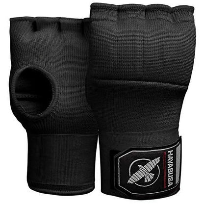 Quick Gel Boxing Hand Wrap Gloves - Black, Small
