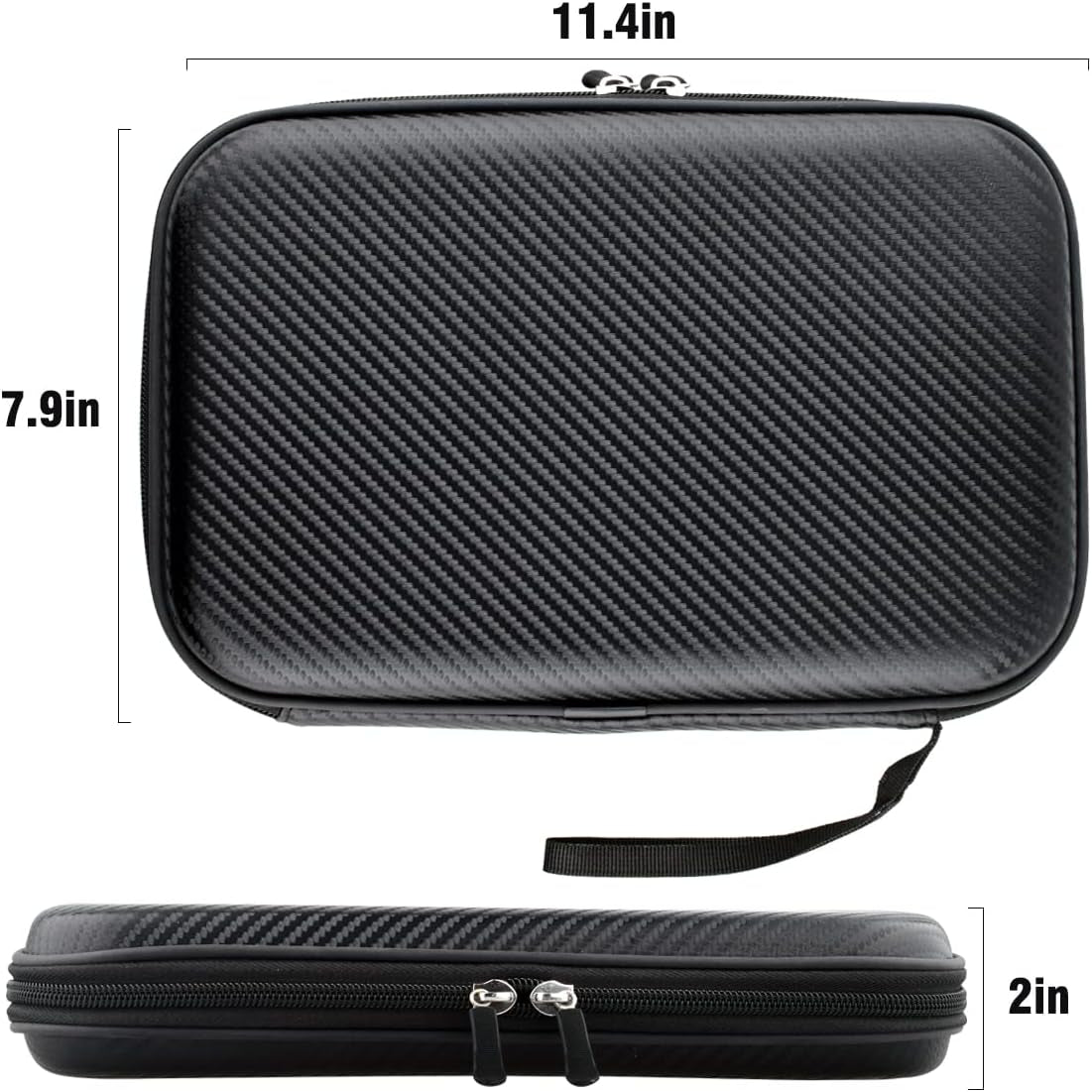 ® Ping Pong Paddles Case - Hard Shell Table Tennis Paddle Storage Bag for 2 Paddles & Multiple Balls - Anti-Drop, Anti-Wear - Great Gift for Table Tennis Lovers