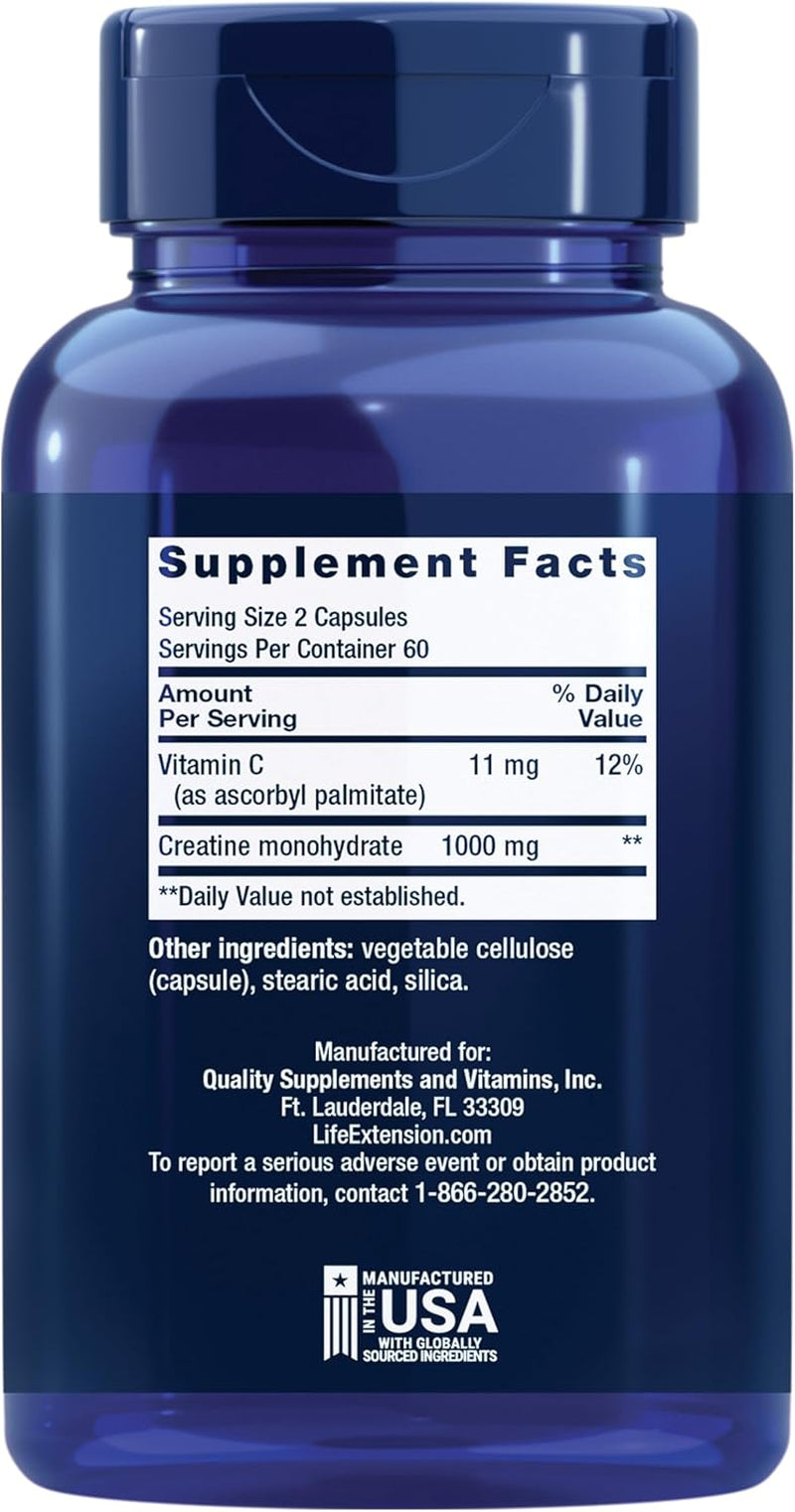 Creatine Capsules – Creatine Monohydrate – Promotes Strength, Lean Muscle, Healthy Endurance – Non-Gmo, Gluten-Free – 120 Capsules | Creatine Monohydrate That Promotes Strength, Lean Muscle & Healthy Endurance, Non-Gmo & Gluten-Free, 120 Caps