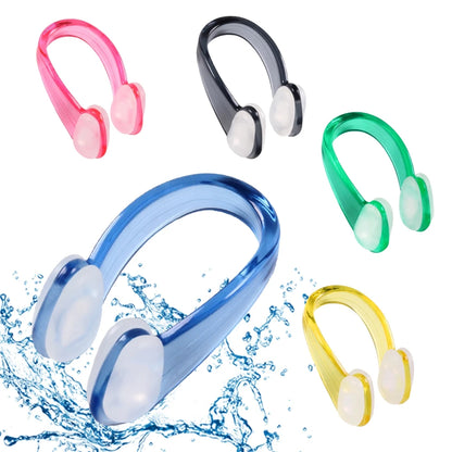 1PC Swimming Nose Clip Earplugs Suit Swim Earplugs Small Size for Adult Children Waterproof Soft Silicone Nose Clip