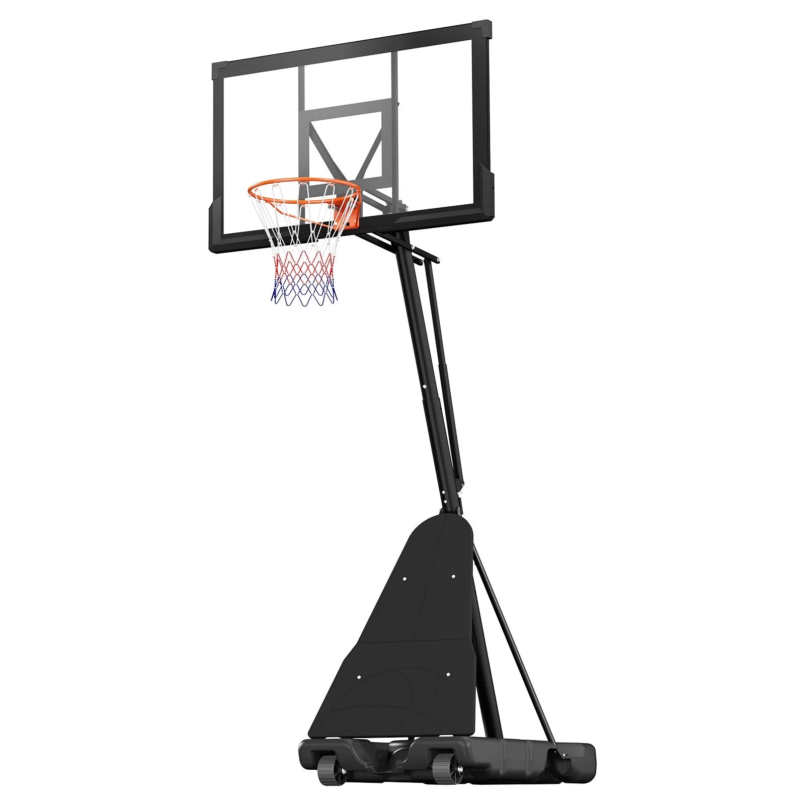 Portable Basketball Hoop with Adjustable Height Outdoor – 10 Ft, 85 Lbs