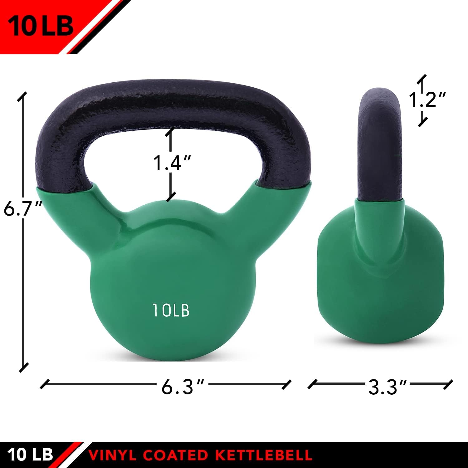 Kettlebell Weights Vinyl Coated Iron
