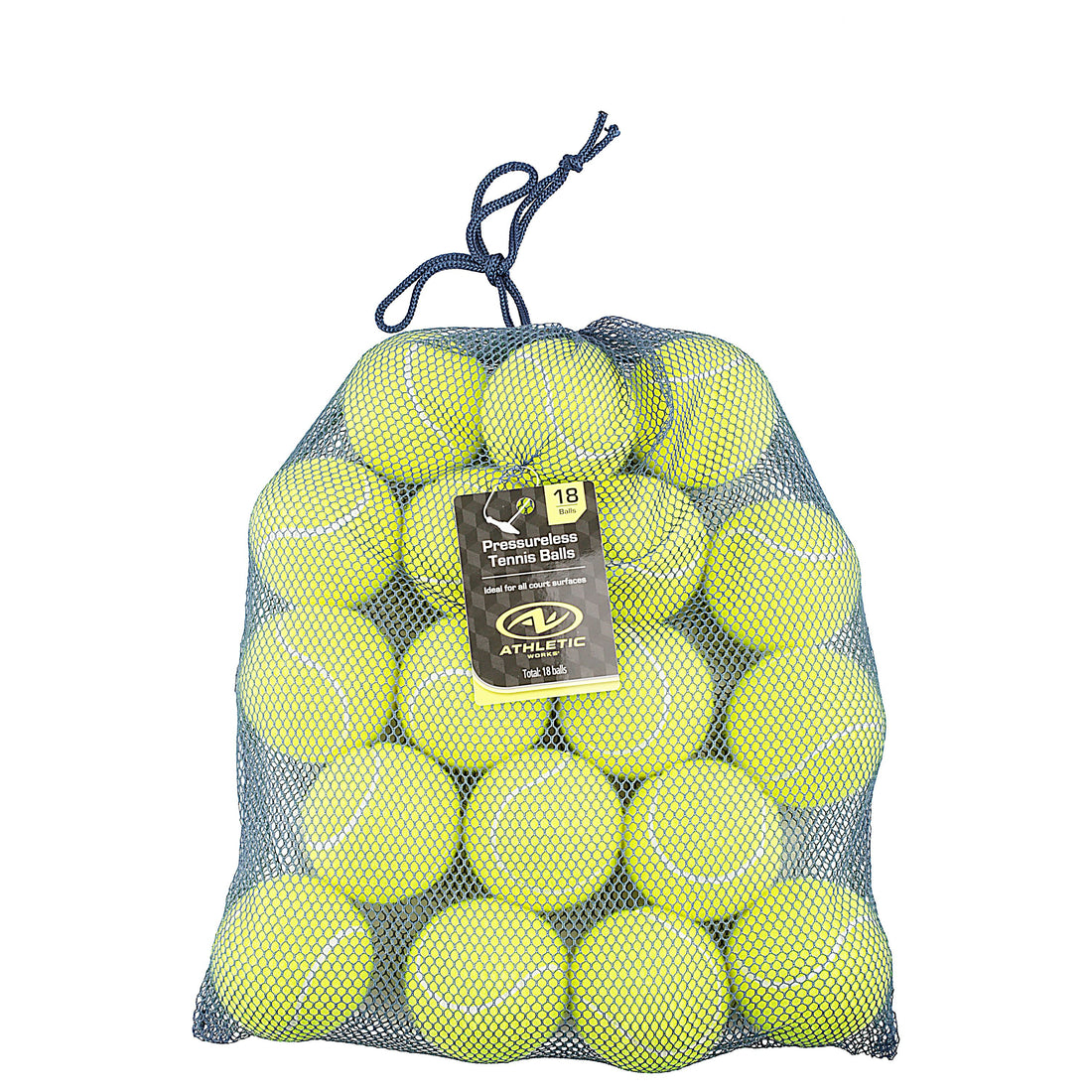 Pressureless Tennis Balls, 18-Pack, Training &amp; Dog Play