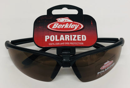 Lanier Polarized Fishing Sunglasses, Matte Black / Brown, Adult