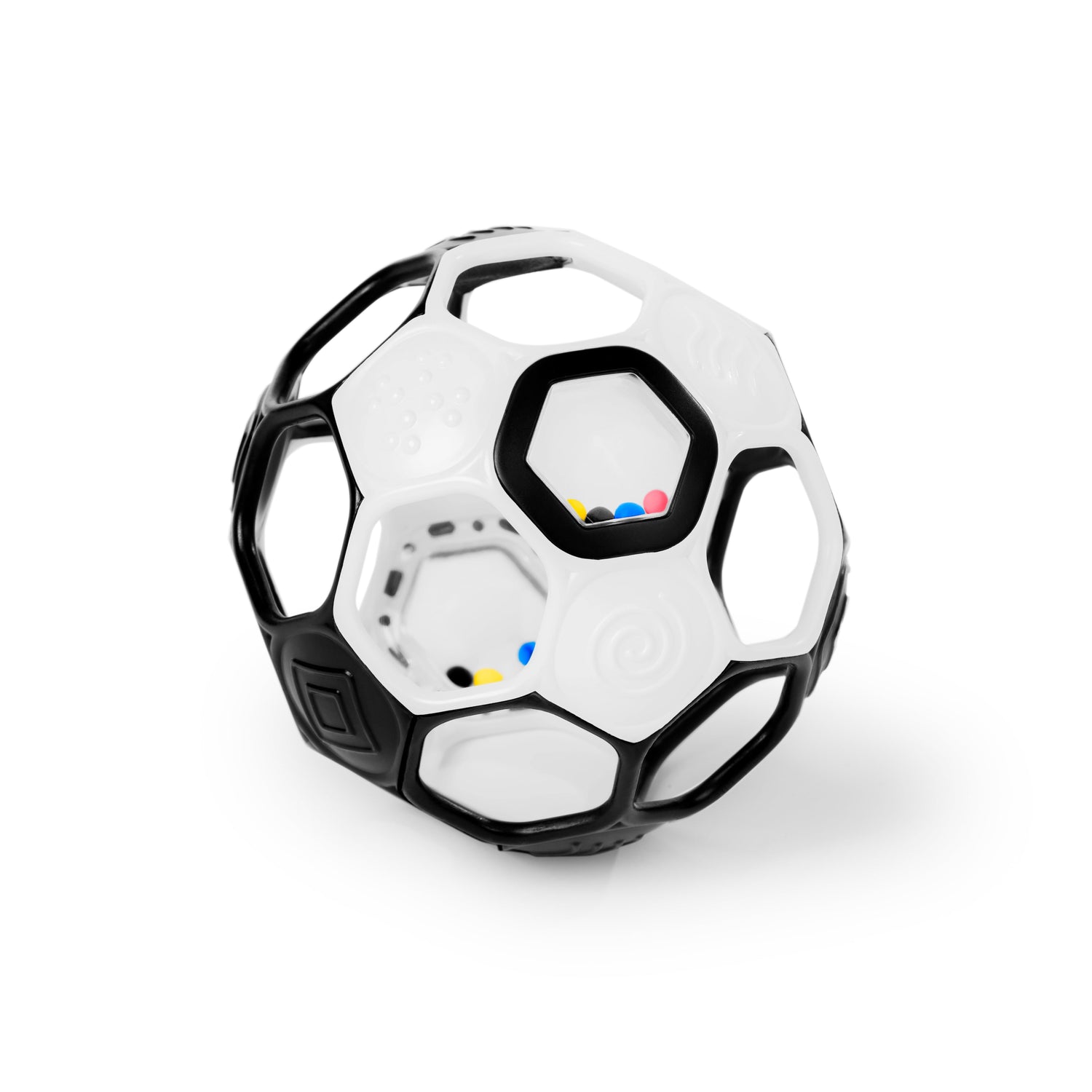 Grippin’ Goals Rattle Ball – Black &amp; White