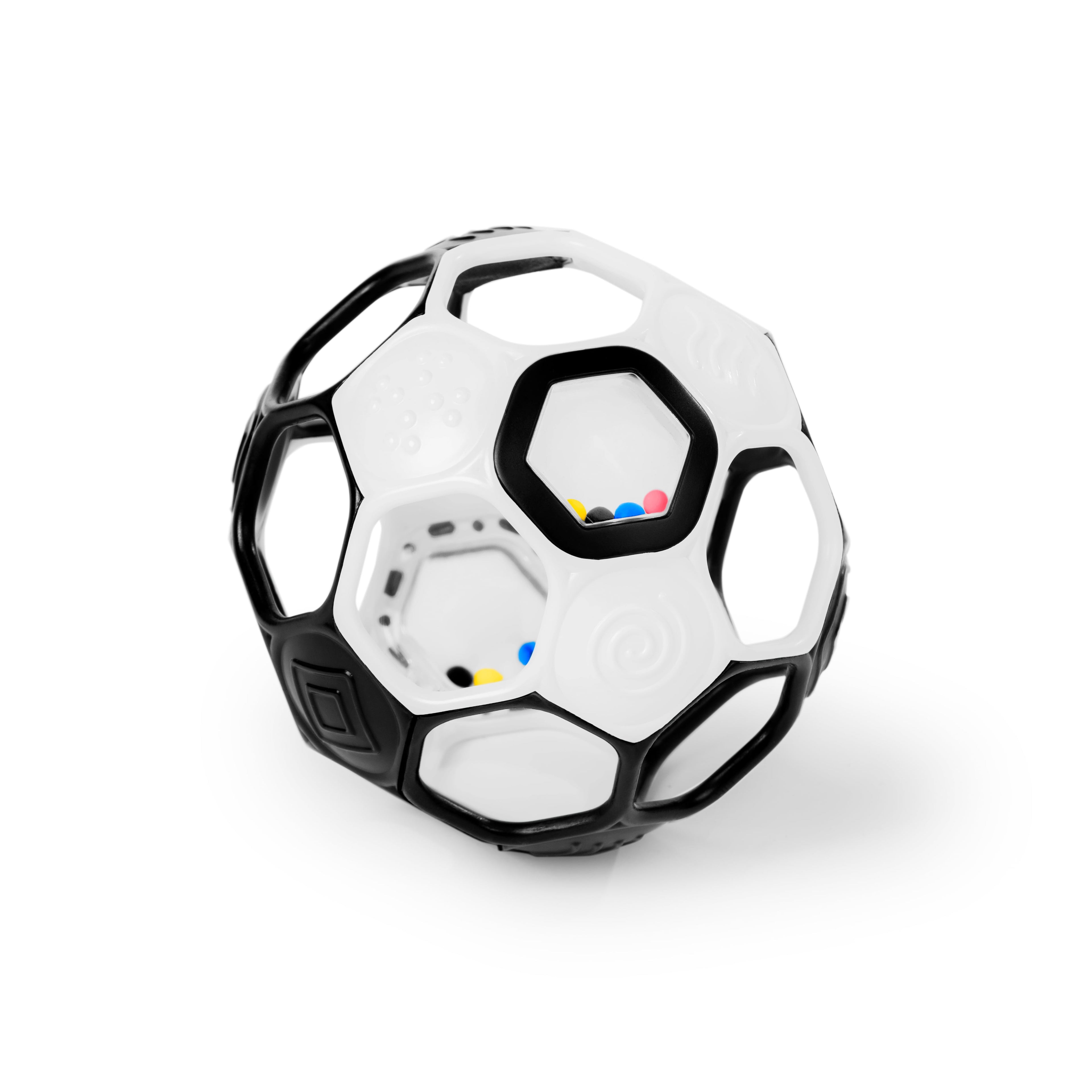 Grippin’ Goals Rattle Ball – Black &amp; White