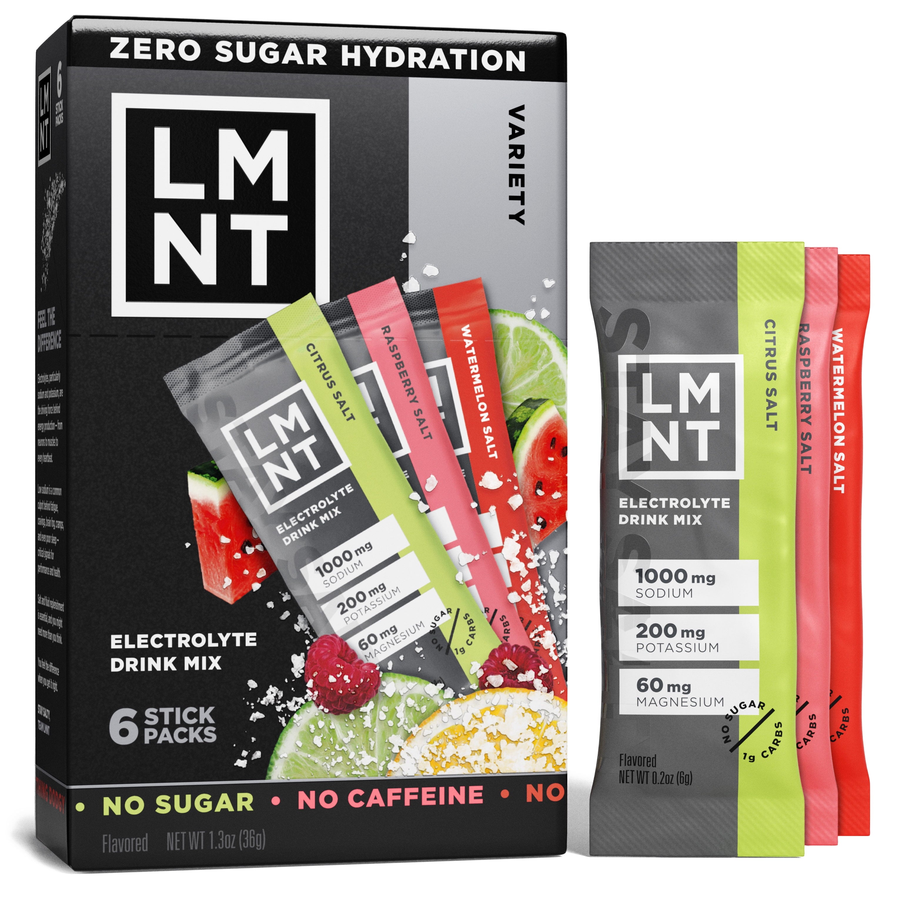 Zero Sugar Electrolyte Drink Mix - Variety Pack - 6Ct