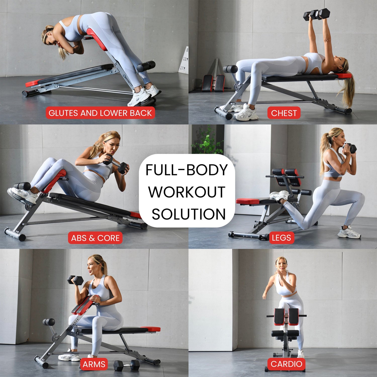 Multi-Functional Adjustable Weight Bench