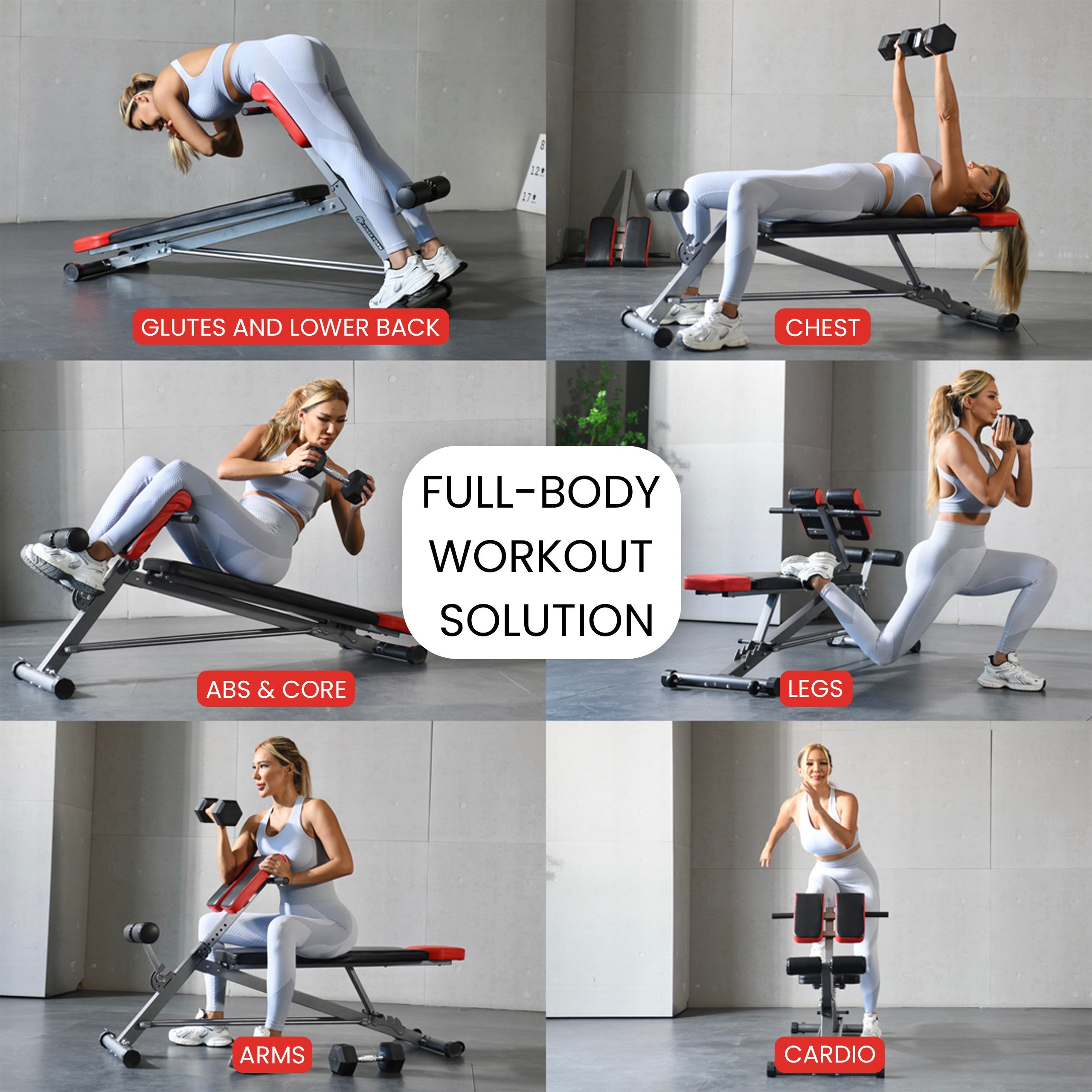 Multi-Functional Adjustable Weight Bench