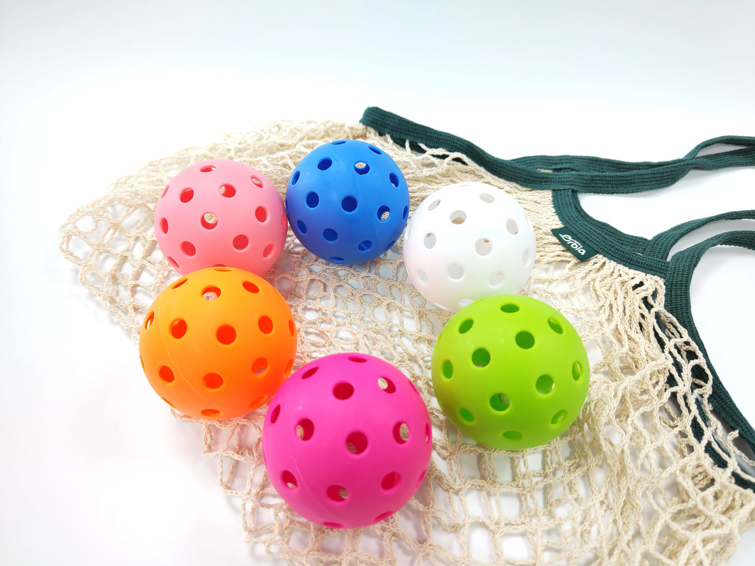 Sports 3Pcs Durable Pickleball Balls Outdoor 40 Holes Training Pickleball Accessories 74Mm Standard Pickle Balls
