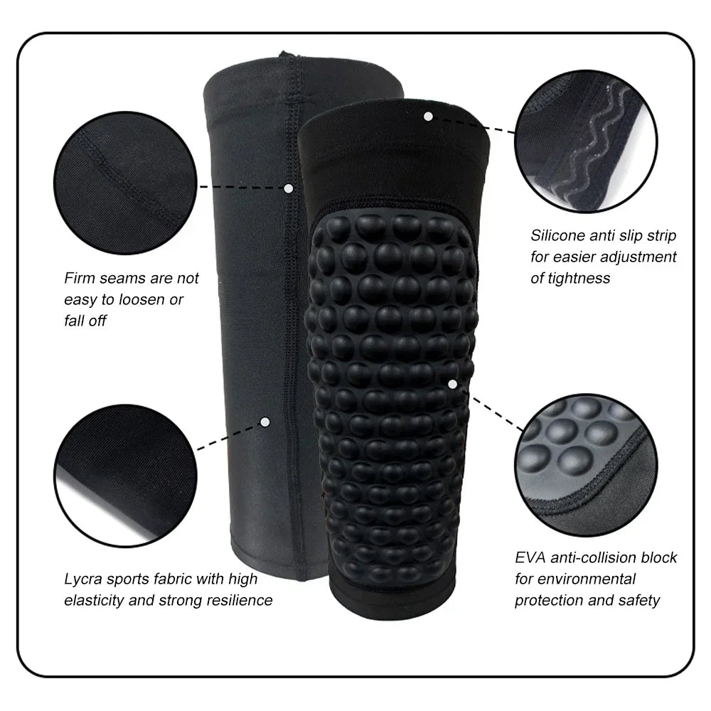 Soccer Shin Guards Shin Pads, Football Shin Guard Socks Sleeves with Foam, Calf Compression Sleeve Pads, Calf Protective Gear