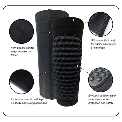 Soccer Shin Guards Shin Pads, Football Shin Guard Socks Sleeves with Foam, Calf Compression Sleeve Pads, Calf Protective Gear