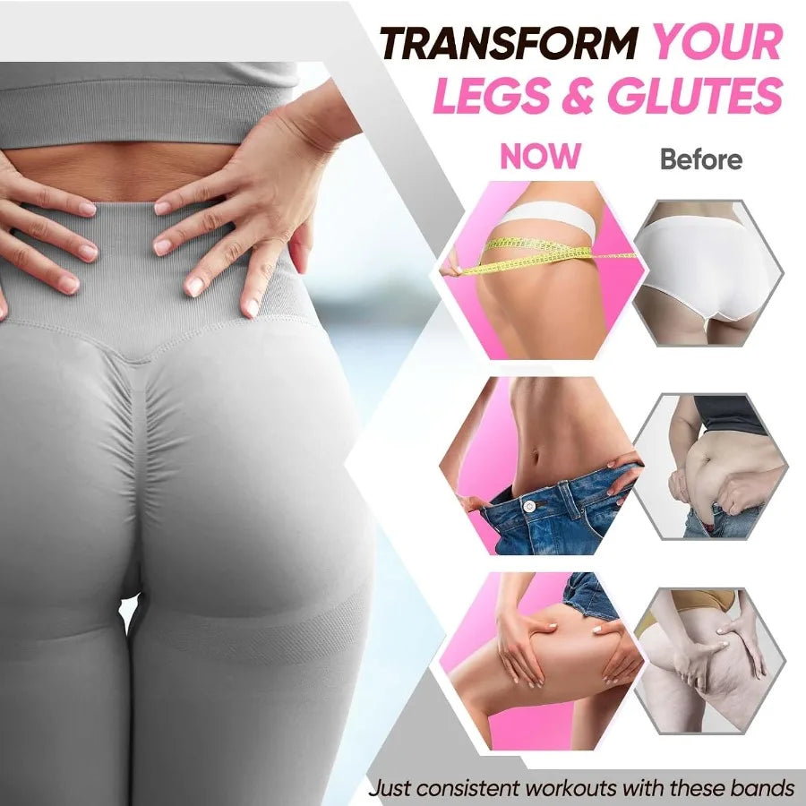 Ankle Resistance Bands with Cuffs Workout Sets for Women Resistance Bands for Working Out Exercise Band for Leg Booty Home Gym