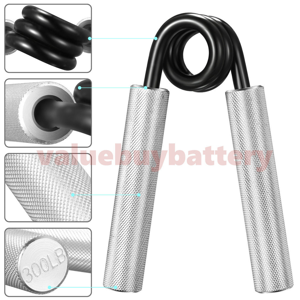 Metal Heavy Strength Exercise Gripper Hand Grippers Grip Forearm Wrist Grips Lbs