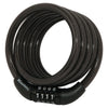 Cable Lock, Non-Resettable 4 Dial Combination Bike Lock, 4 Ft. Long
