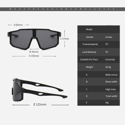 Fashion Designer Cycling Sunglasses Men Mountaineering Fishing Skiing Glasses Women New Outdoor Sports UV400 Windproof Eyewear