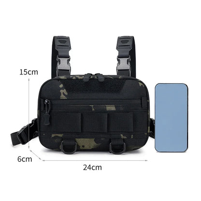 Tactical Chest Bag for Men Waterproof Climbing Camping Camouflaged Backpacks Outdoor Travel Backpack Fanny Pack Cycling Sack