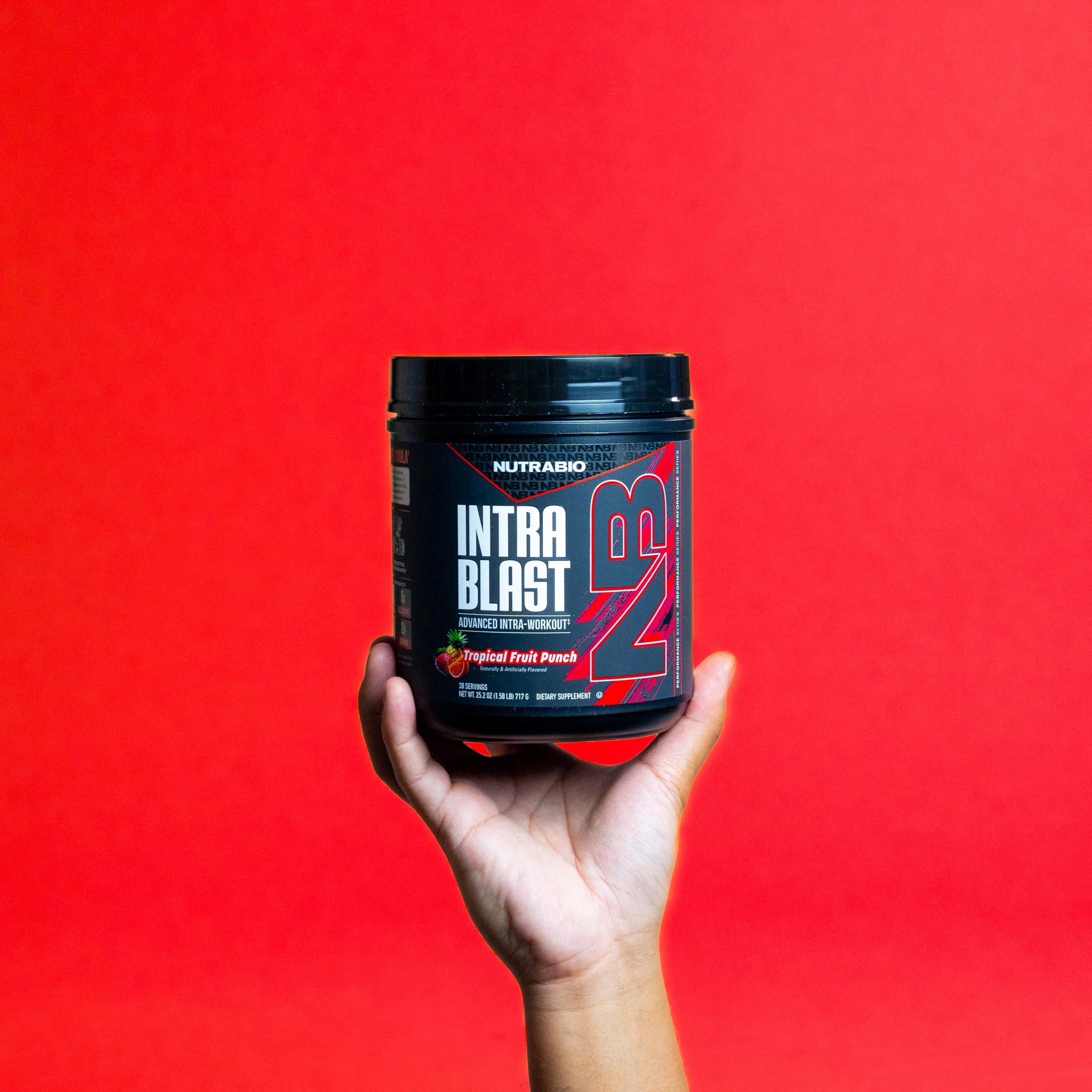 Intra Blast BCAA EAA Electrolyte and Hydration Powder - Amino Acid Supplement, EAA/BCAA Powder - Non-Gmo and Gluten Free - Tropical Fruit Punch - 30 Servings