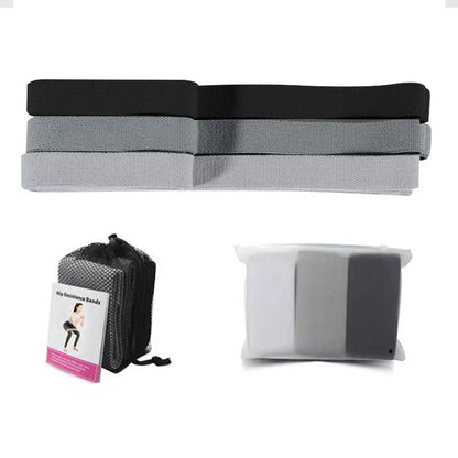 3Pcs/Set Long Resistance Bands for Working Out, Fabric Resistance Band, Stretch Bands for Exercise Bands Resistance Bands