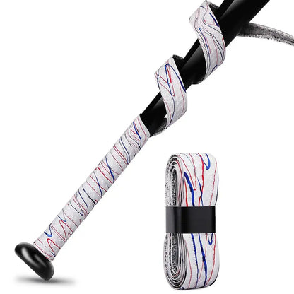 3Pcsx1M Bat Grip Tape for Baseball Absorbs Sweat Tennis Grip Racket Handle Grip PU Anti-Skid Overgrip Tape for Pickleball